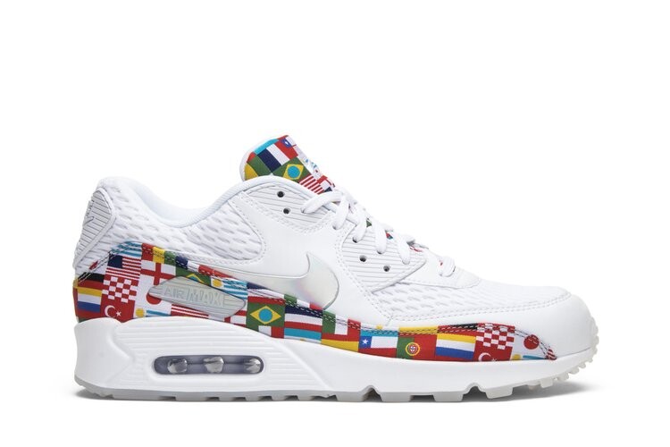 Кроссовки Nike Air Max 90 'International Flag', белый
Кроссовки Nike Air Max 90 'International Flag', белый