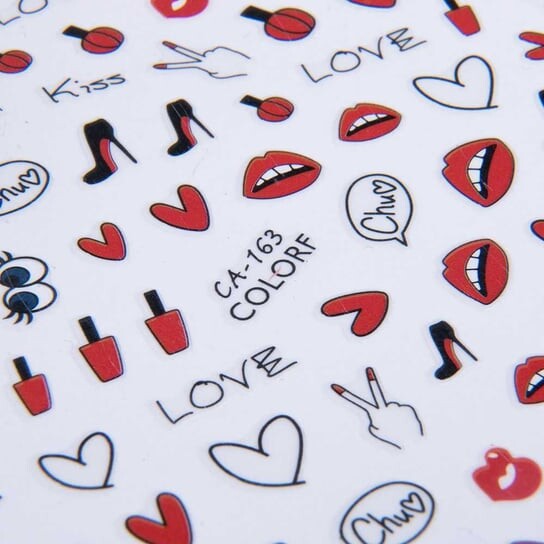 Наклейки для ногтей, Тонкие, Самоклеящиеся, ко Дню святого Валентина № СА-163 MollyLac, Molly Lac
Наклейки для ногтей, Тонкие, Самоклеящиеся, ко Дню святого Валентина № СА-163 MollyLac, Molly Lac