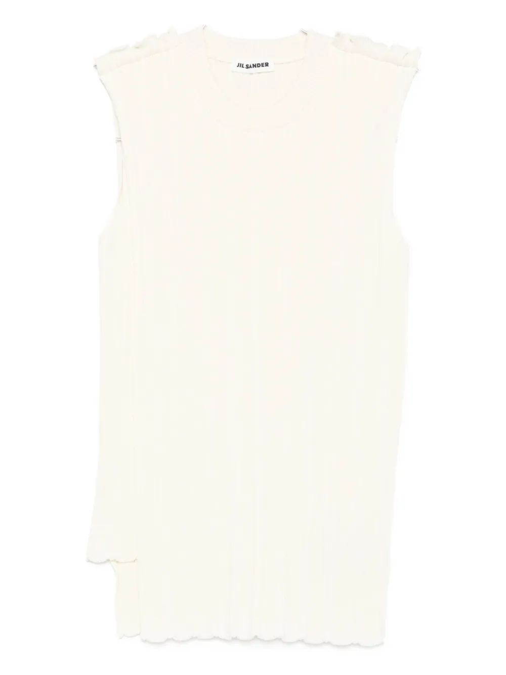 Топ без рукавов в рубчик JIL SANDER, нейтральный
Топ без рукавов в рубчик JIL SANDER, нейтральный