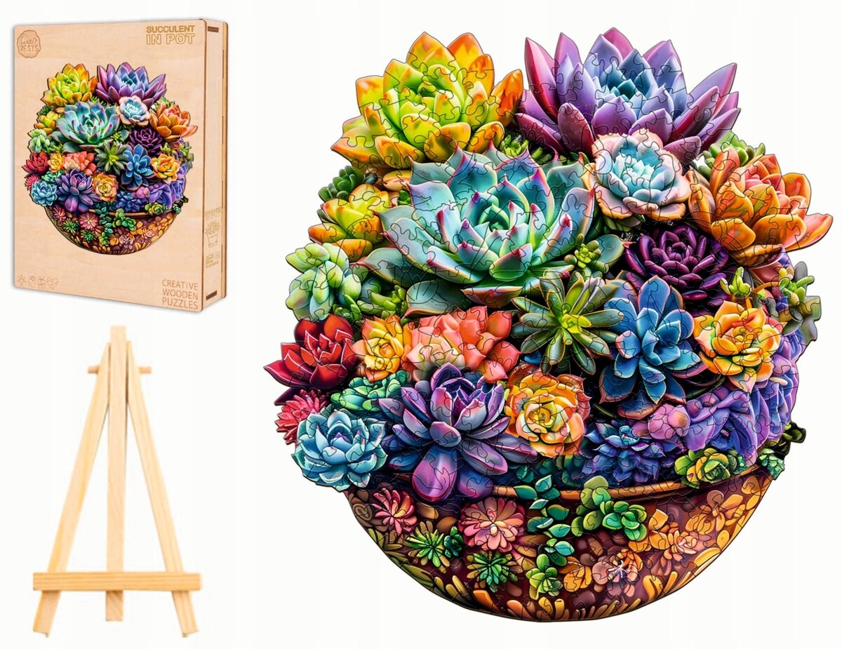 Большой Деревянный Пазл 280 Шт. Растения В Горшке В Деревянной Коробке Pasjo24
Большой Деревянный Пазл 280 Шт. Растения В Горшке В Деревянной Коробке Pasjo24