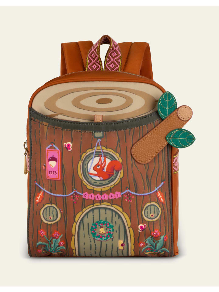 Oilily Рюкзак «Домик на дереве» коричневого цвета
Oilily Рюкзак «Домик на дереве» коричневого цвета