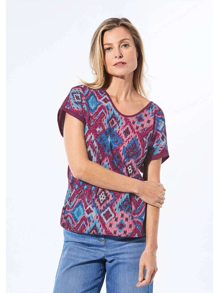 GOLDNER Укороченный размер: Футболка из оригинальной пряжи цвета сангрии / синего / с узором, Синий, GOLDNER Укороченный размер: Футболка из оригинальной пряжи цвета сангрии / синего / с узором
GOLDNER Укороченный размер: Футболка из оригинальной пряжи цвета сангрии / синего / с узором, Синий, GOLDNER Укороченный размер: Футболка из оригинальной пряжи цвета сангрии / синего / с узором