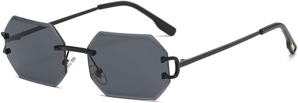 модные женские солнцезащитные очки без оправы, восьмиугольные, с защитой от УФ-излучения UV400, без оправы, золотистые металлические прямоугольные очки WNCKSQ, Full Black
модные женские солнцезащитные очки без оправы, восьмиугольные, с защитой от УФ-излучения UV400, без оправы, золотистые металлические прямоугольные очки WNCKSQ, Full Black