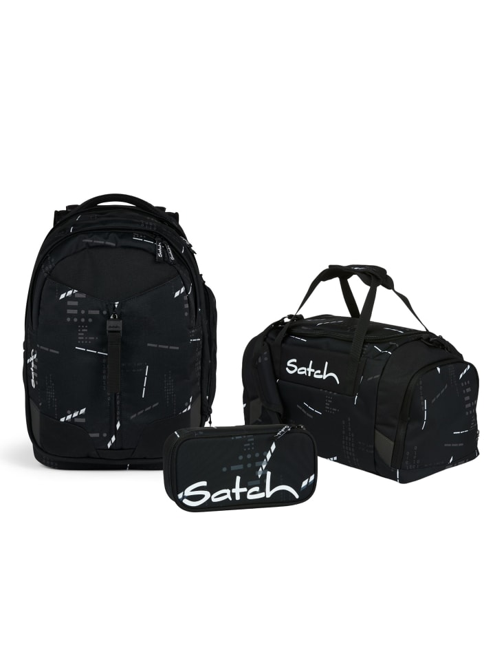 Satch Набор из 3 школьных рюкзаков MATCH Ninja Matrix, черный
Satch Набор из 3 школьных рюкзаков MATCH Ninja Matrix, черный