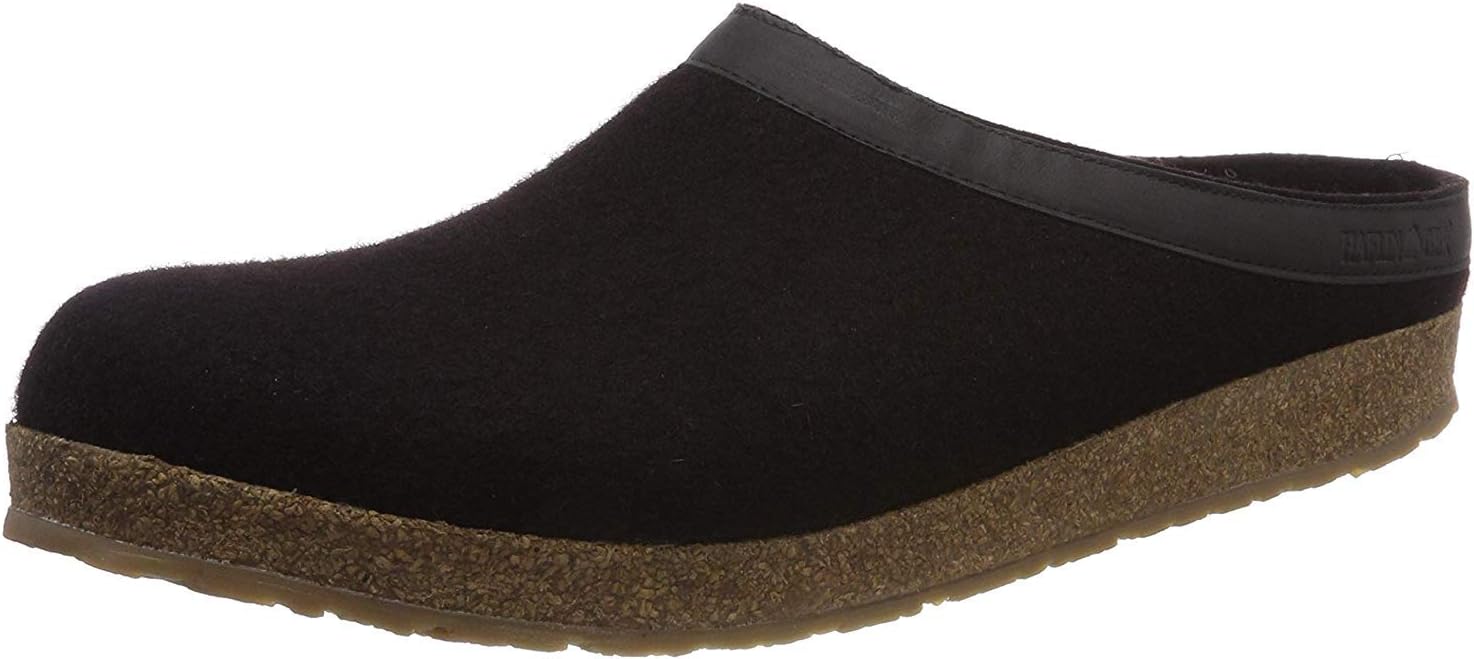 Унисекс сабо Haflinger GZL с кожаными вставками Grizzly, черный
Унисекс сабо Haflinger GZL с кожаными вставками Grizzly, черный