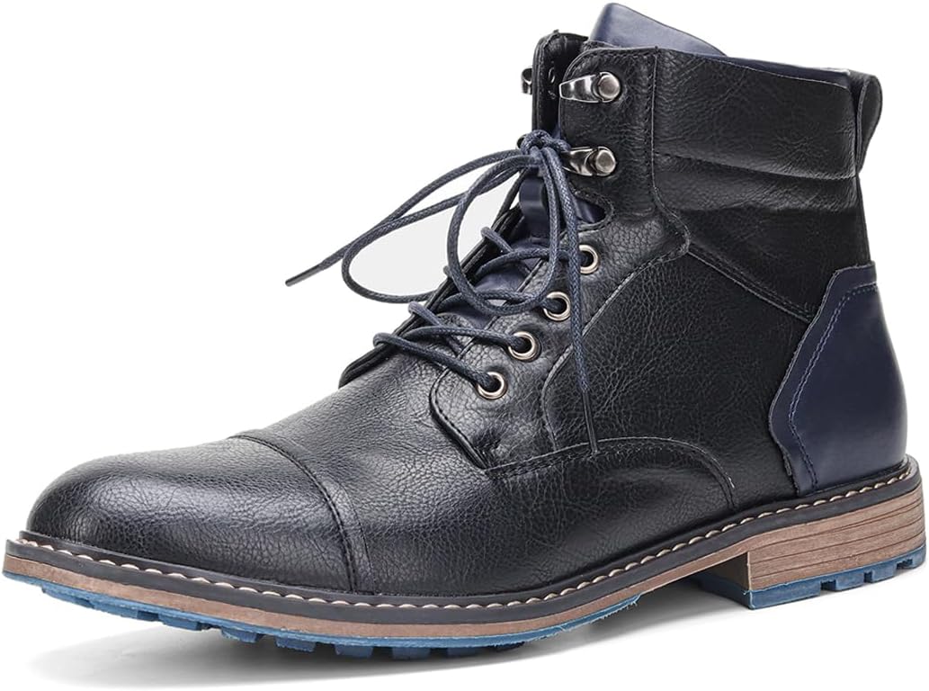 Мужские мотоциклетные ботинки Harssidanzar, классические ботинки для мужчин, повседневные ботинки, боевые ботинки до щиколотки для мужчин KM301US, черный
Мужские мотоциклетные ботинки Harssidanzar, классические ботинки для мужчин, повседневные ботинки, боевые ботинки до щиколотки для мужчин KM301US, черный