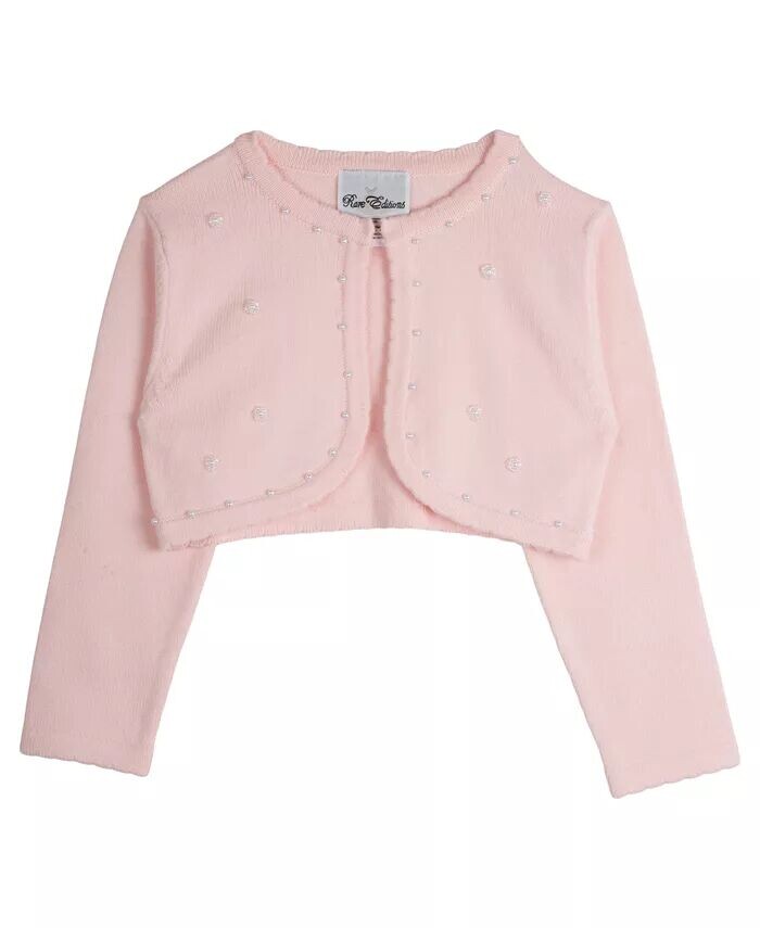 Кардиган с искусственным жемчугом для малышей и маленьких девочек Rare Editions, розовый
Кардиган с искусственным жемчугом для малышей и маленьких девочек Rare Editions, розовый