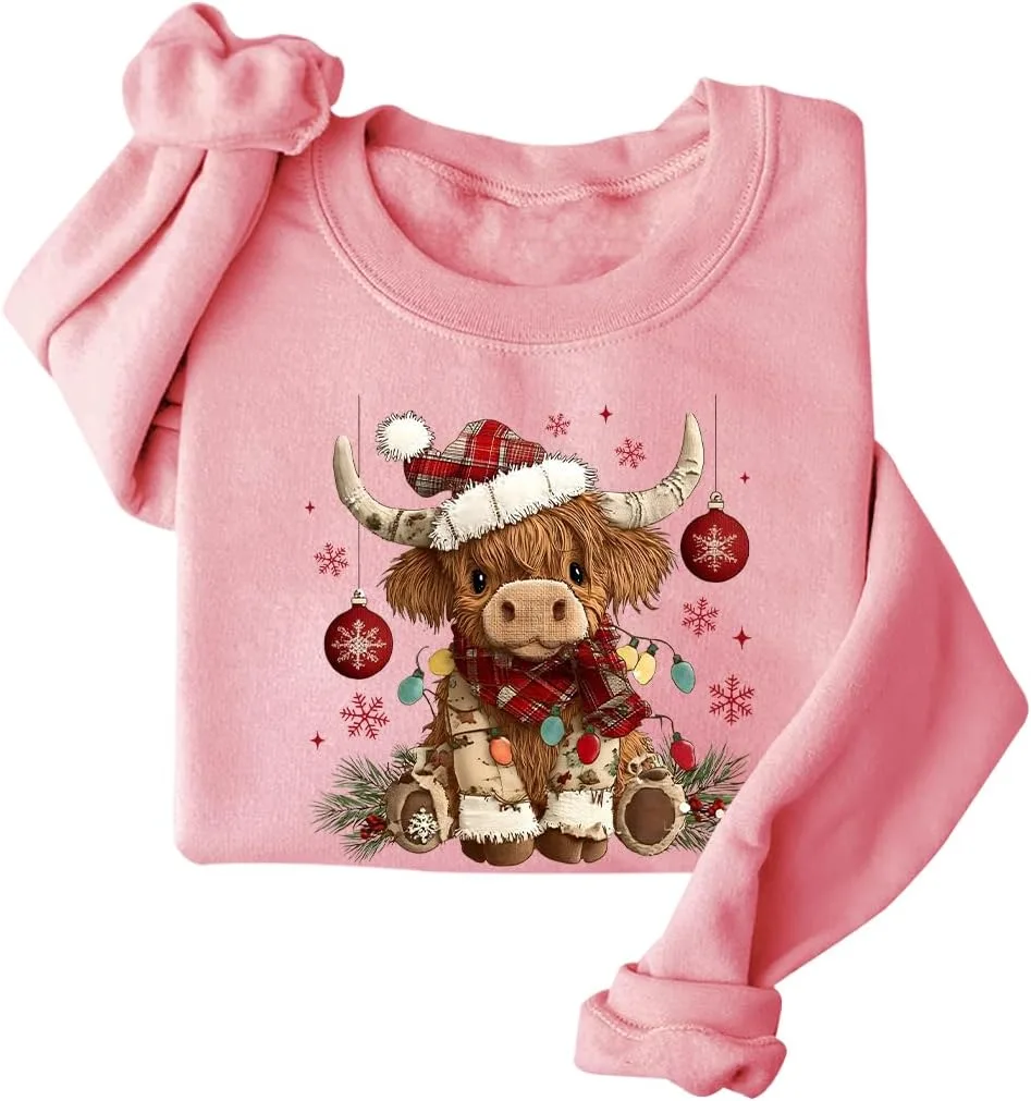 Свитшот с рождественской коровой Highland Exosea
Свитшот с рождественской коровой Highland Exosea