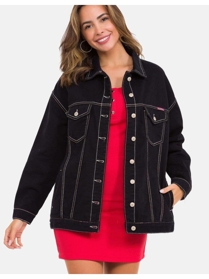 Джинсовая куртка Cipo & Baxx Jeansjacke, черный
Джинсовая куртка Cipo & Baxx Jeansjacke, черный