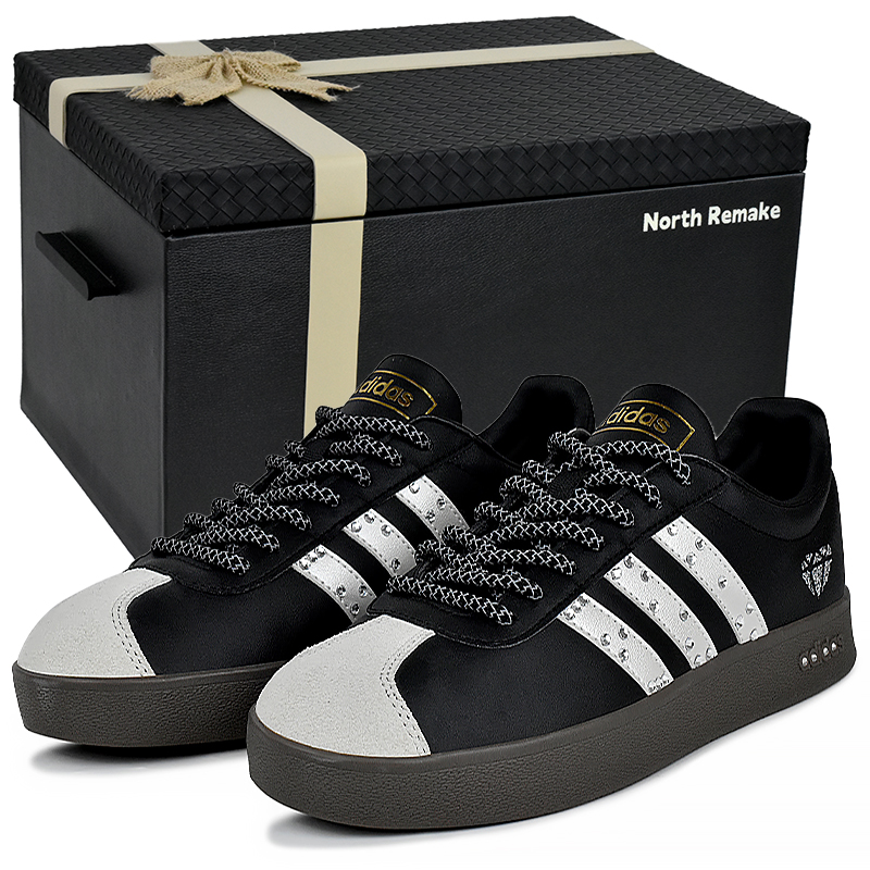 Adidas VL COURT 2.0 Износостойкие и легкие низкие скейтбордские кроссовки унисекс черные серебристые - черные серебристые с подарочной коробкой 2, цвет Black Silver-Gift Box 2
Adidas VL COURT 2.0 Износостойкие и легкие низкие скейтбордские кроссовки унисекс черные серебристые - черные серебристые с подарочной коробкой 2, цвет Black Silver-Gift Box 2