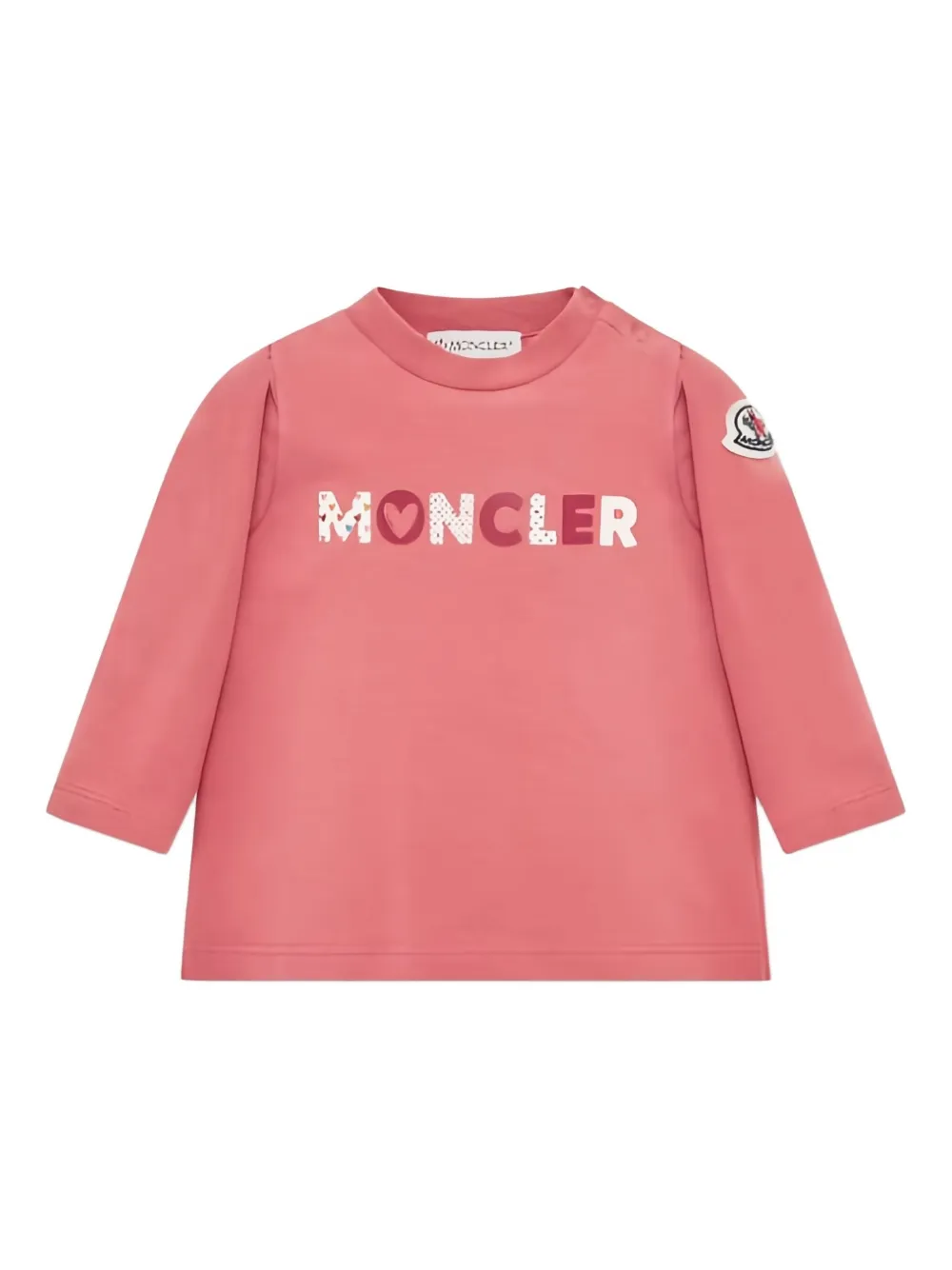 Футболка с длинными рукавами и логотипом Moncler Enfant, розовый
Футболка с длинными рукавами и логотипом Moncler Enfant, розовый