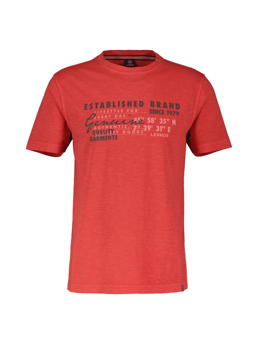 Классическая футболка LERROS Shirt, красный 
Классическая футболка LERROS Shirt, красный
