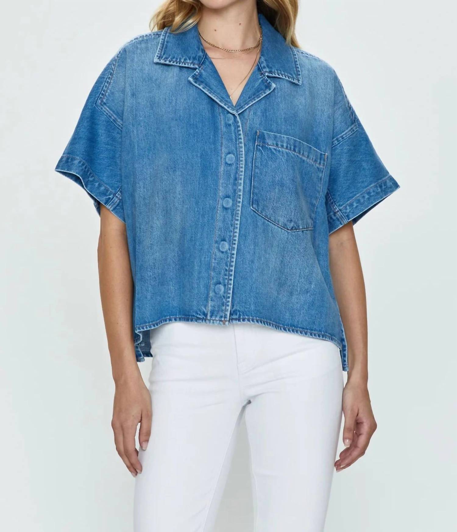 Джинсовая жилетка Bella в цвете Vista PISTOLA, Vista
Джинсовая жилетка Bella в цвете Vista PISTOLA, Vista