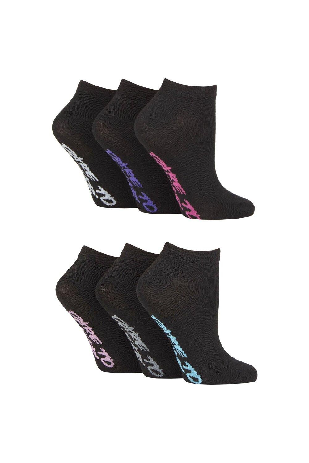 6 пар однотонных спортивных носков с рисунком SOCKSHOP Dare to Wear, черный
6 пар однотонных спортивных носков с рисунком SOCKSHOP Dare to Wear, черный