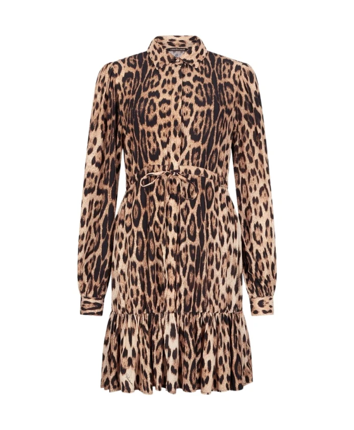 Мини-Платье с леопардовым принтом Roberto Cavalli, коричневый
Мини-Платье с леопардовым принтом Roberto Cavalli, коричневый