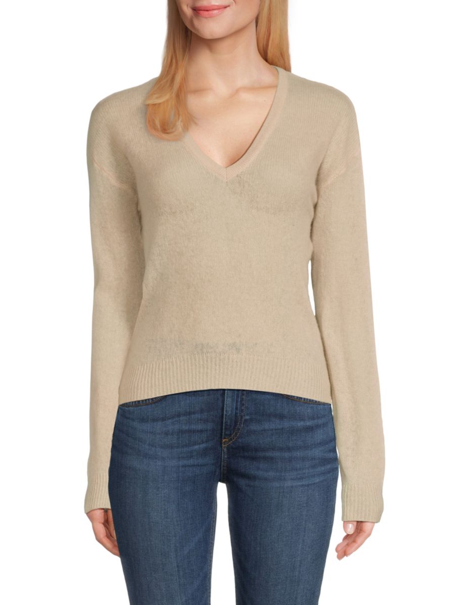 Легкий кашемировый свитер Naadam, цвет Pearl
Легкий кашемировый свитер Naadam, цвет Pearl