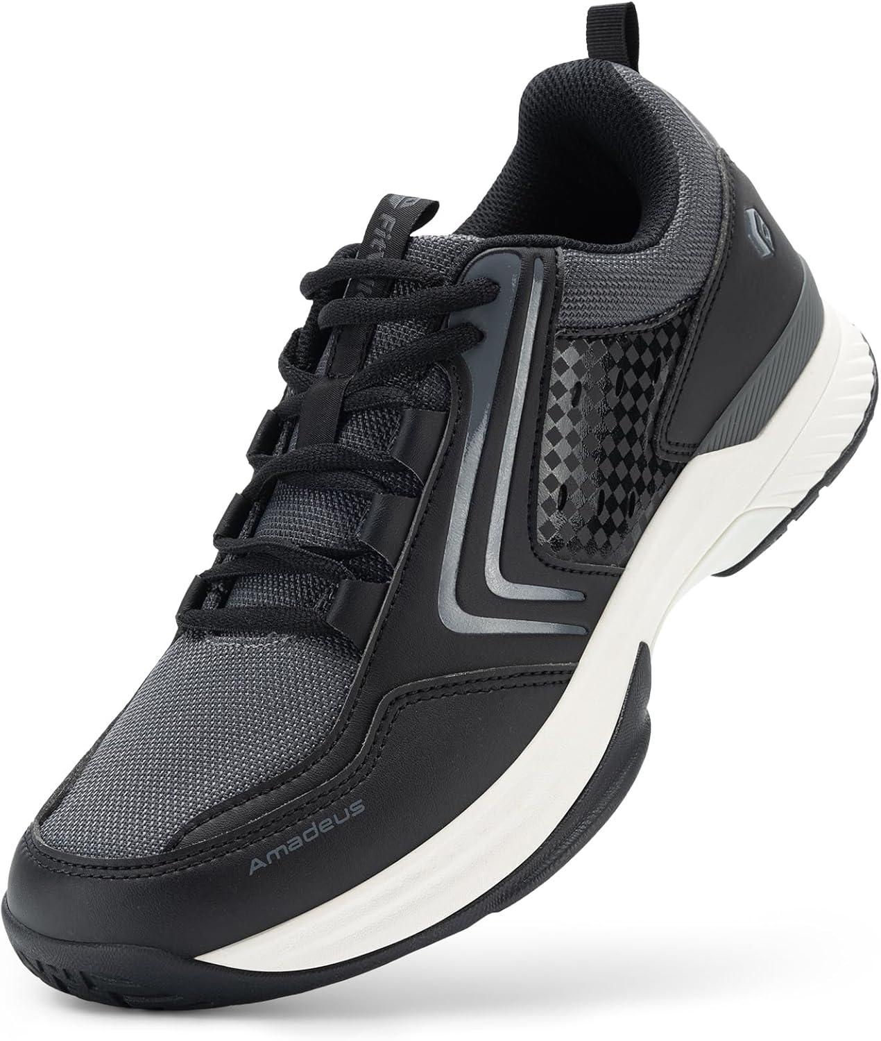 Кроссовки FitVille для мужчин для тенниса и пиклбола, Спортивная обувь для корта и ракетки, Широкая передняя часть и поддержка свода стопы, черный
Кроссовки FitVille для мужчин для тенниса и пиклбола, Спортивная обувь для корта и ракетки, Широкая передняя часть и поддержка свода стопы, черный