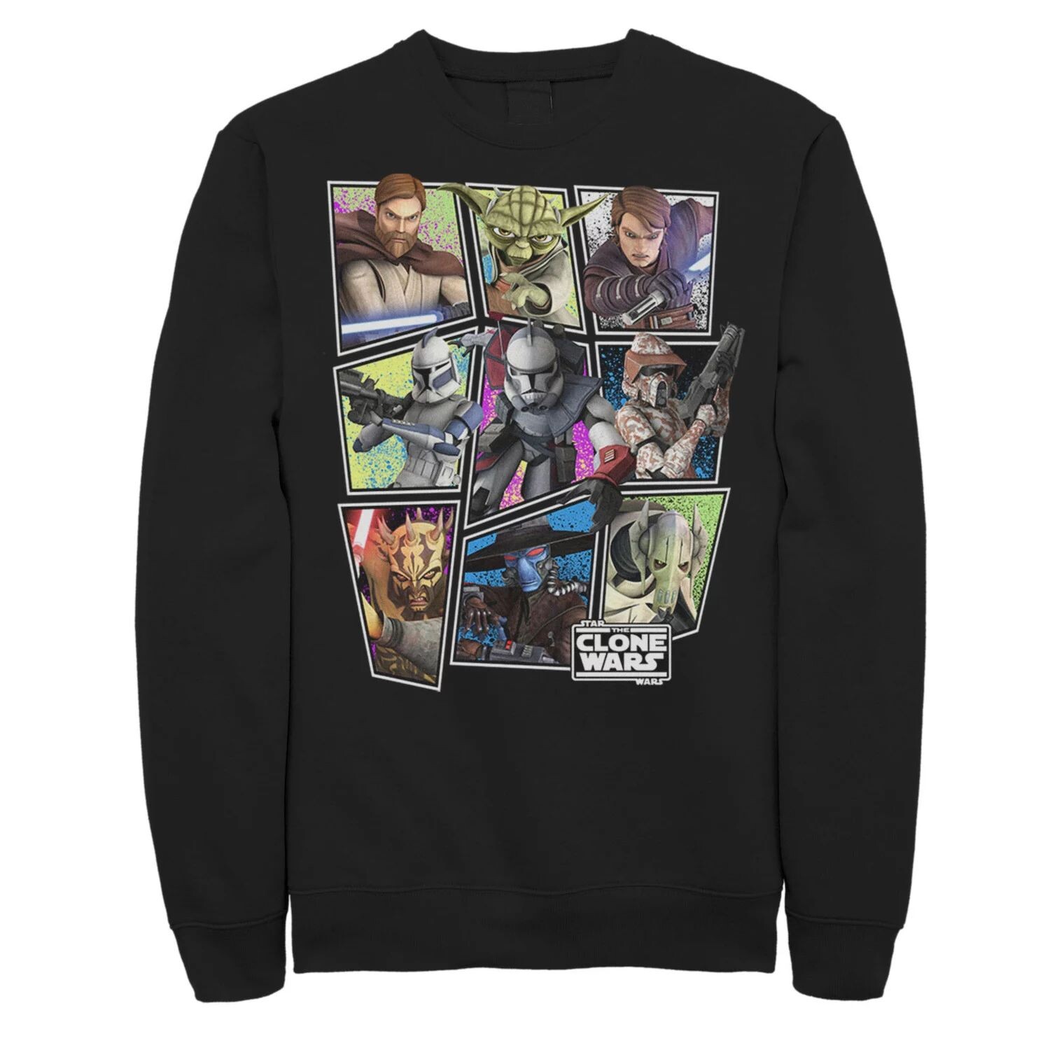 Мужской свитшот с групповыми фотографиями «Звездные войны» и «Войны клонов» Licensed Character
Мужской свитшот с групповыми фотографиями «Звездные войны» и «Войны клонов» Licensed Character