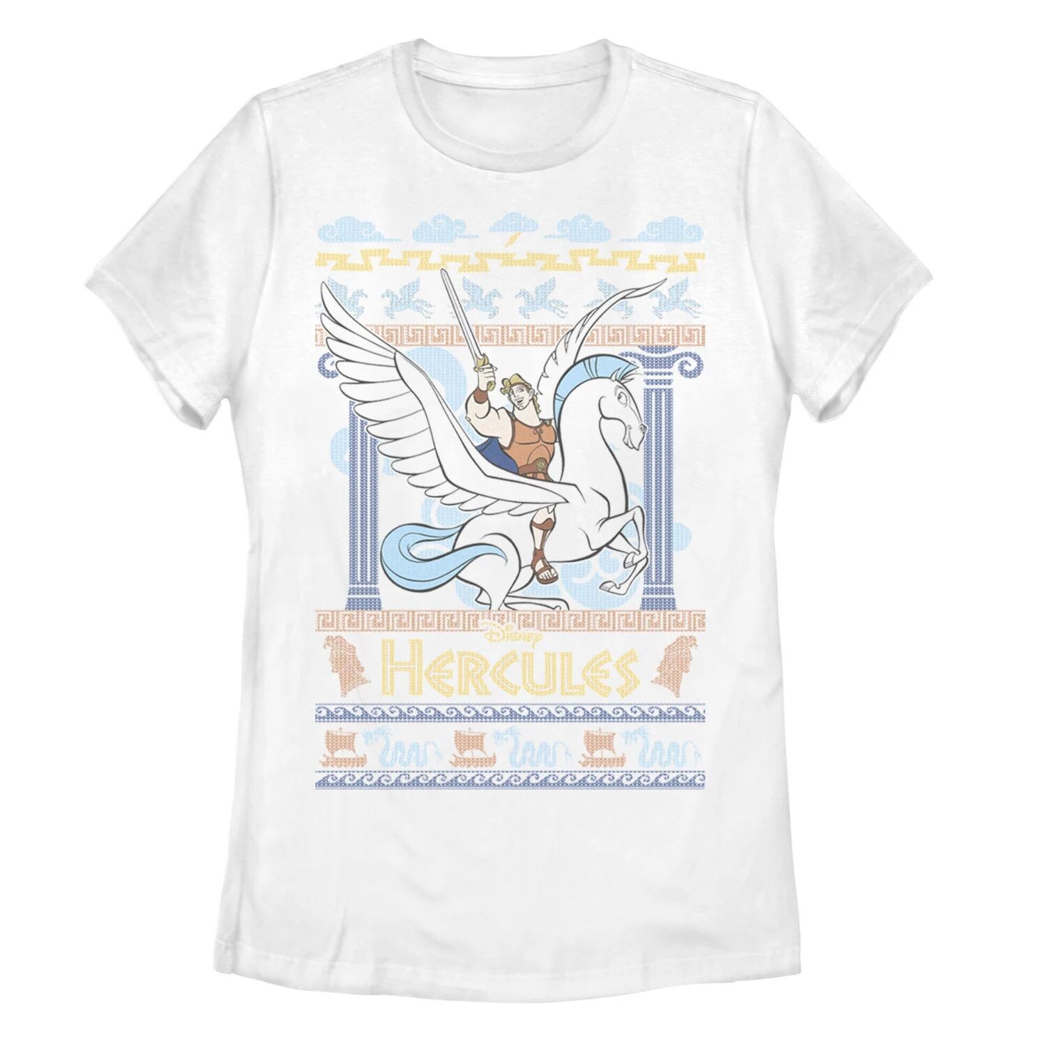 Детская футболка Disney Christmas Hercules & Pegasus Ugly Sweater с графическим рисунком Licensed Character
Детская футболка Disney Christmas Hercules & Pegasus Ugly Sweater с графическим рисунком Licensed Character