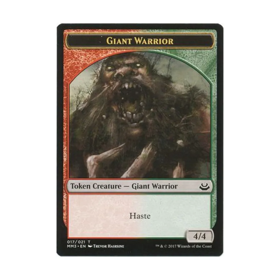 CCG Гигантский воин – жетон (С), MTG - Modern Masters 2017
CCG Гигантский воин – жетон (С), MTG - Modern Masters 2017