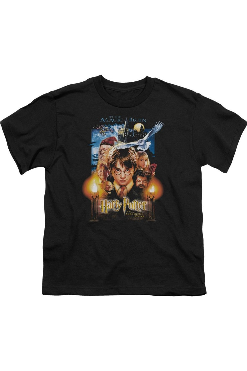 Футболка с коротким рукавом для детей с постером из фильма "Гарри Поттер" Gildan, черный
Футболка с коротким рукавом для детей с постером из фильма "Гарри Поттер" Gildan, черный