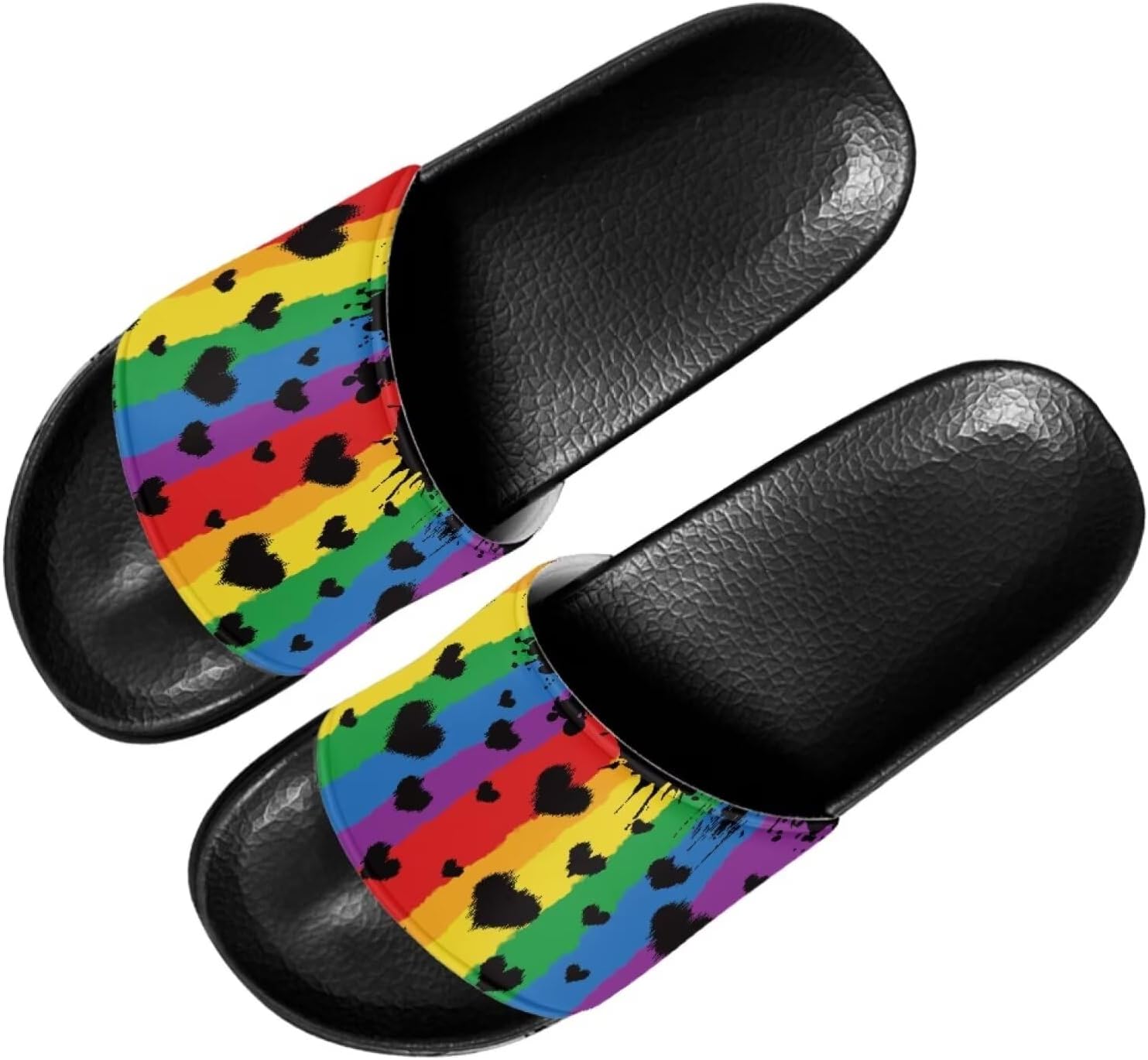 Женские сандалии Forchrinse Sunflower Bee, повседневные слайд-сандалии, легкие тапочки для душа, дома и на пляже, Rainbow Love
Женские сандалии Forchrinse Sunflower Bee, повседневные слайд-сандалии, легкие тапочки для душа, дома и на пляже, Rainbow Love