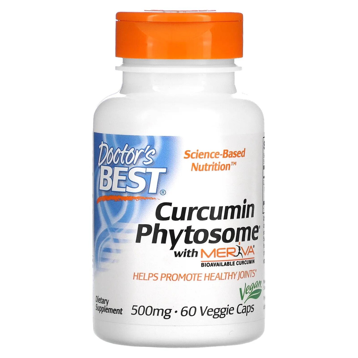 Doctor's Best Curcumin Phytosome с Meriva 500 мг 60 растительных капсул 
Doctor's Best Curcumin Phytosome с Meriva 500 мг 60 растительных капсул