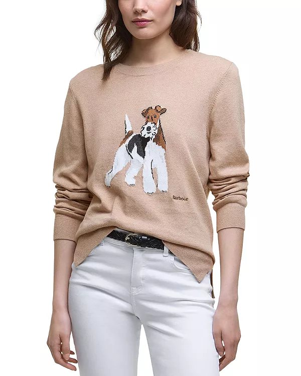 Вязаный свитер Фарэма Barbour, бежевый
Вязаный свитер Фарэма Barbour, бежевый