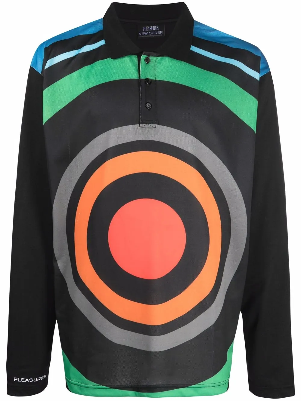 Рубашка поло с принтом Pleasures, черный
Рубашка поло с принтом Pleasures, черный