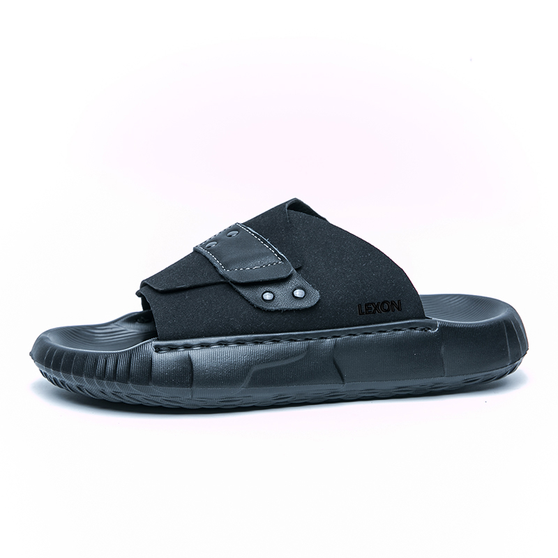 Резиновые быстросохнущие тапочки-слайды мужские LEXON, Black
Резиновые быстросохнущие тапочки-слайды мужские LEXON, Black