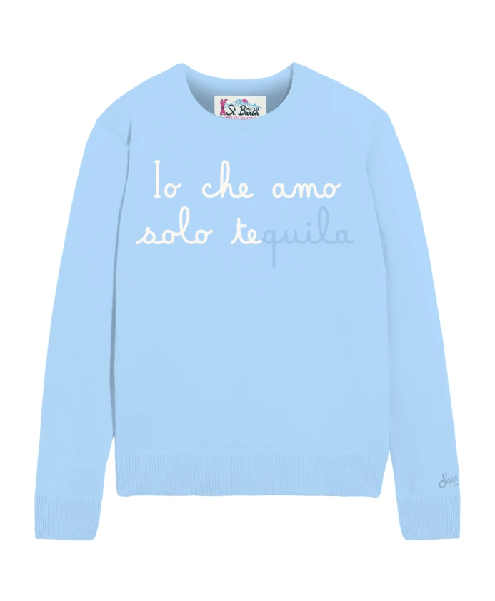 Светло-Голубой пуловер с круглым вырезом Mc2 Saint Barth, синий
Светло-Голубой пуловер с круглым вырезом Mc2 Saint Barth, синий