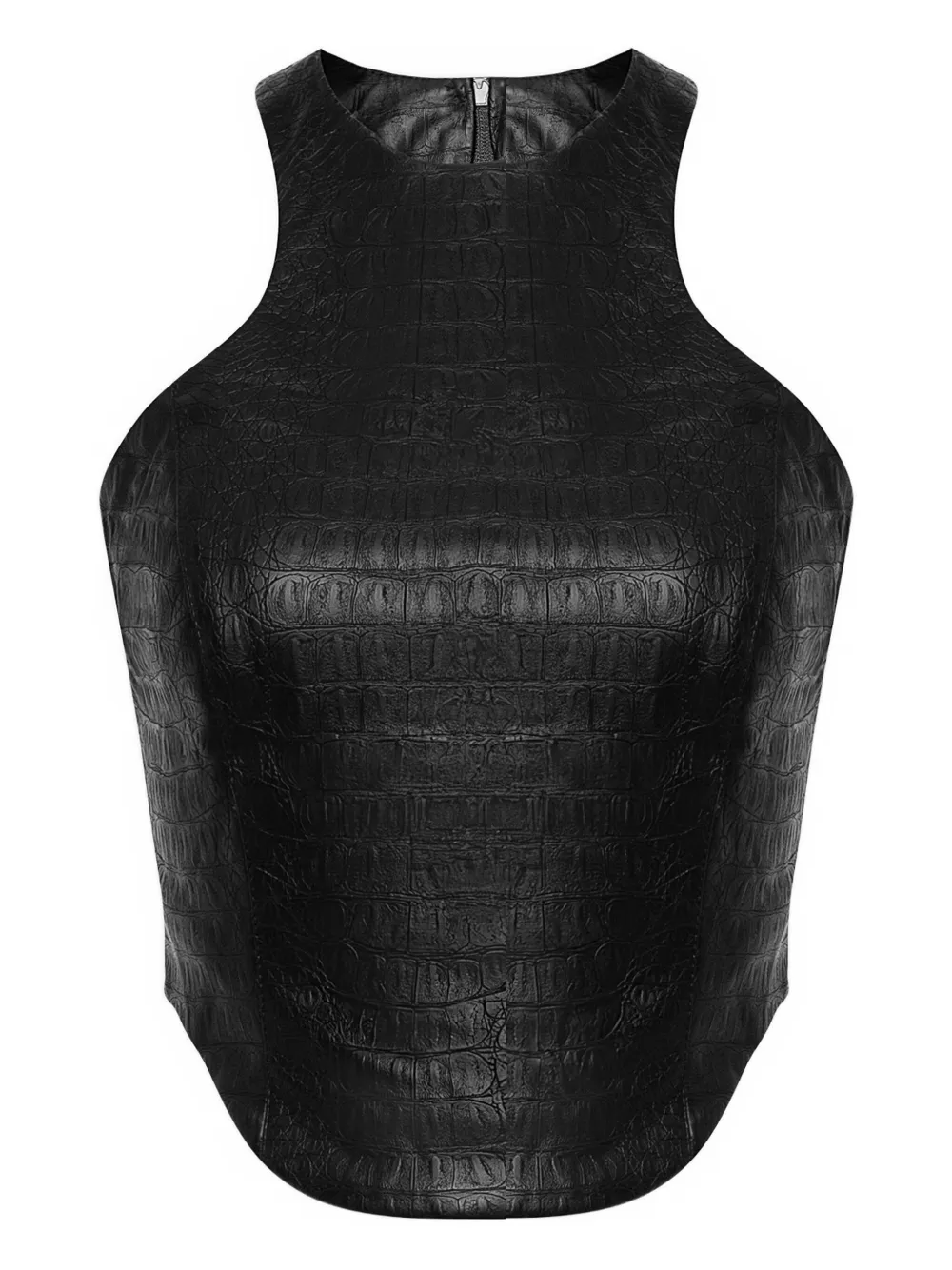 Топ с застежкой-молнией под крокодила Lika, черный
Топ с застежкой-молнией под крокодила Lika, черный