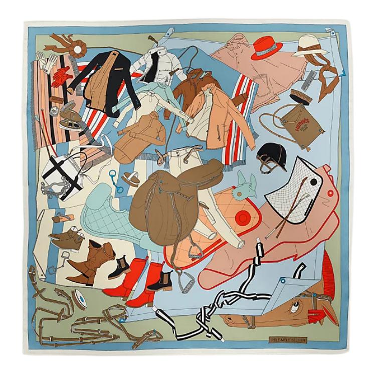 Шёлковый шарф HERMES Women's Blue Sky Color
Шёлковый шарф HERMES Women's Blue Sky Color