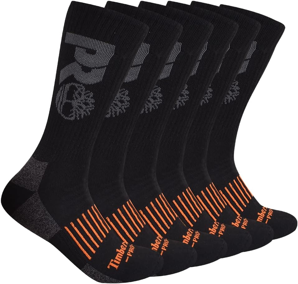 Timberland PRO мужские носки Crew, 6 пар, Black
Timberland PRO мужские носки Crew, 6 пар, Black