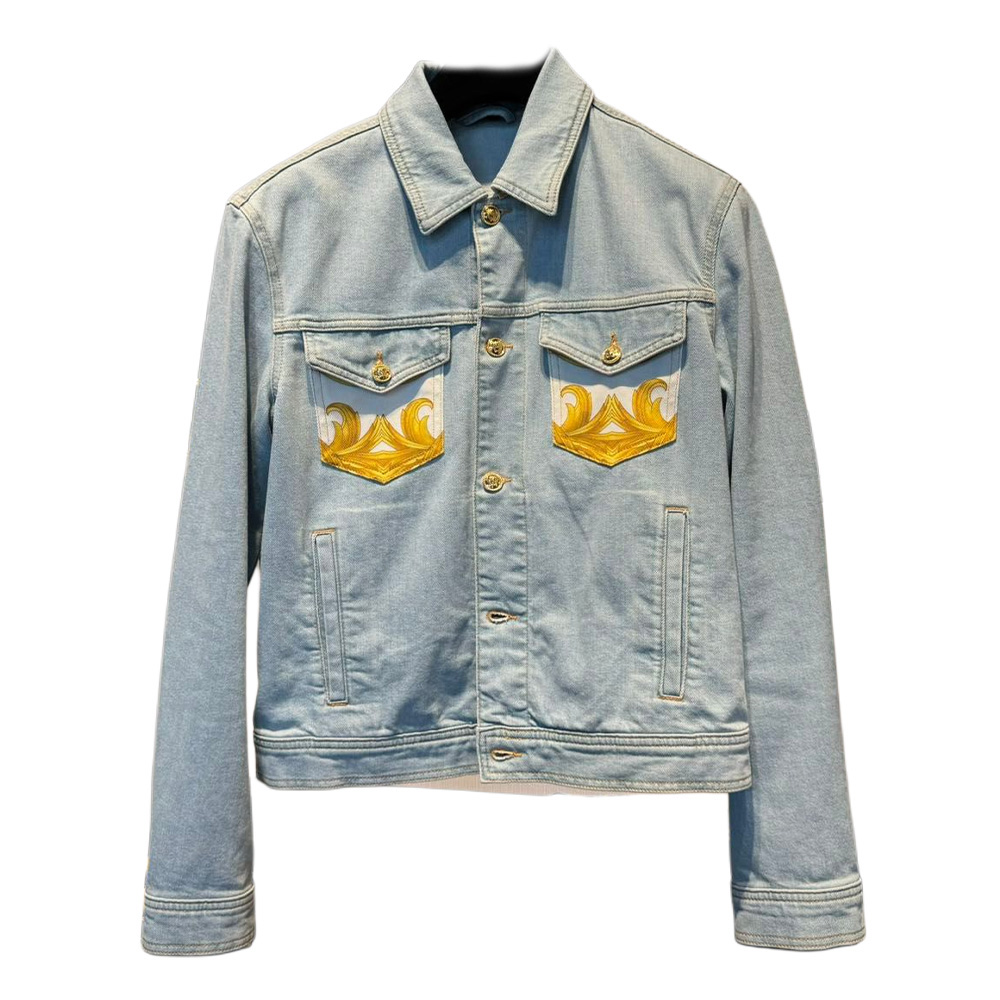 VERSACE Джинсовый блузон светло-каменной стирки, Blue
VERSACE Джинсовый блузон светло-каменной стирки, Blue