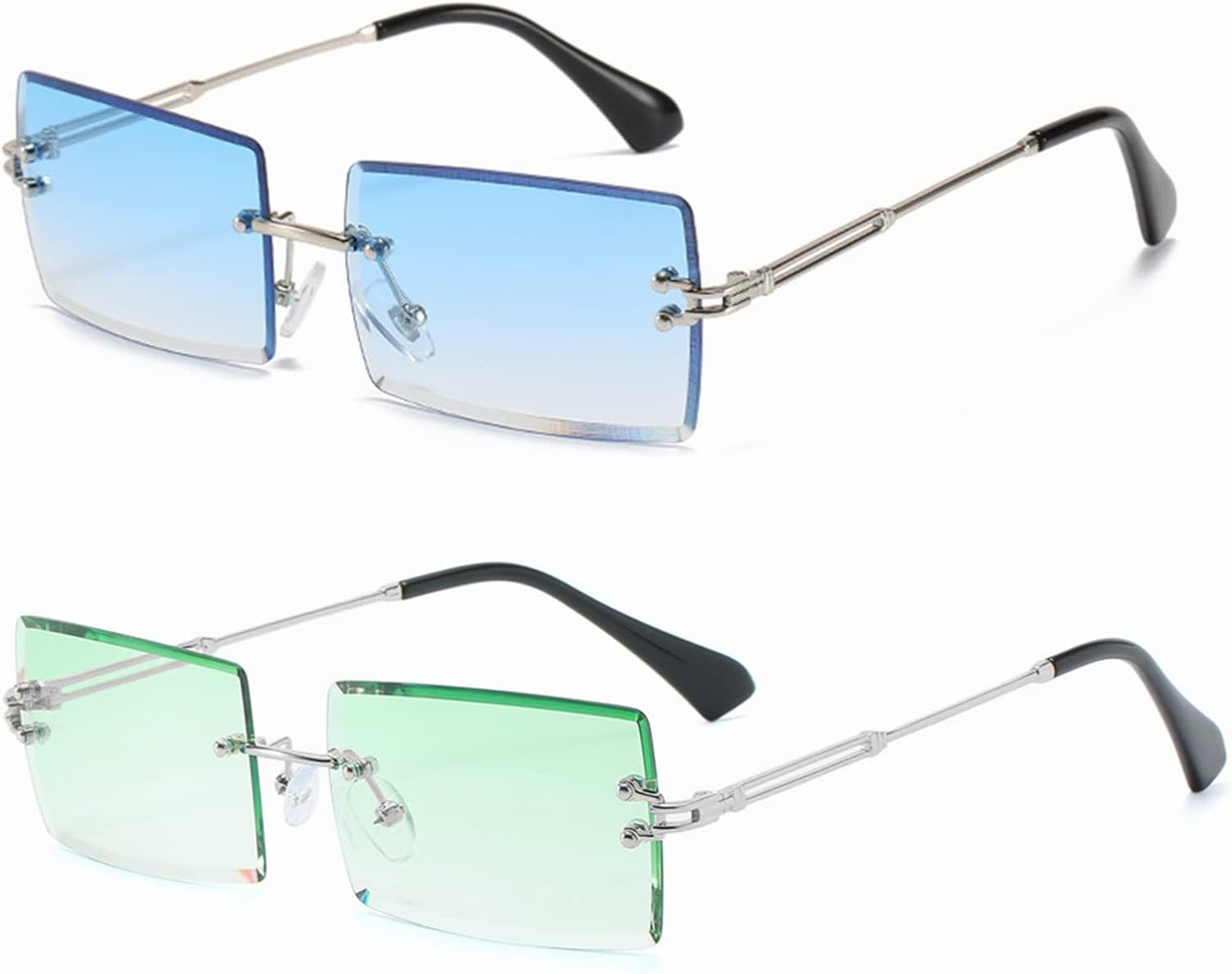 Солнцезащитные очки LASPOR серебристого цвета, прямоугольной формы, для мужчин и женщин, ретро-винтаж 90-х и 2000-х годов, квадратные, без оправы, тонированные, Blue + Green
Солнцезащитные очки LASPOR серебристого цвета, прямоугольной формы, для мужчин и женщин, ретро-винтаж 90-х и 2000-х годов, квадратные, без оправы, тонированные, Blue + Green