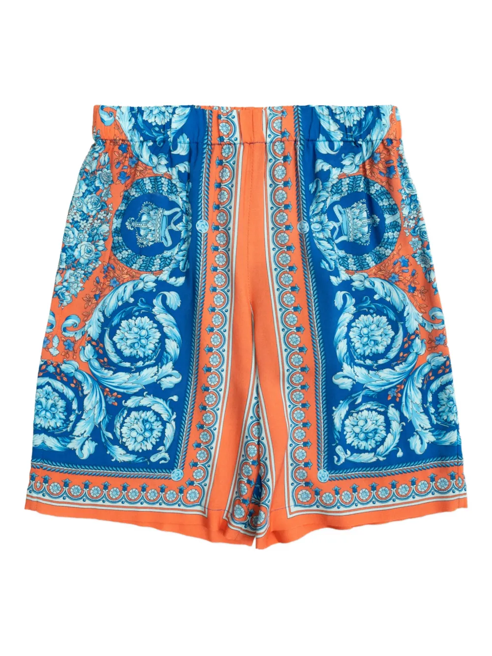 Шорты с цветочным принтом Versace Kids, синий
Шорты с цветочным принтом Versace Kids, синий