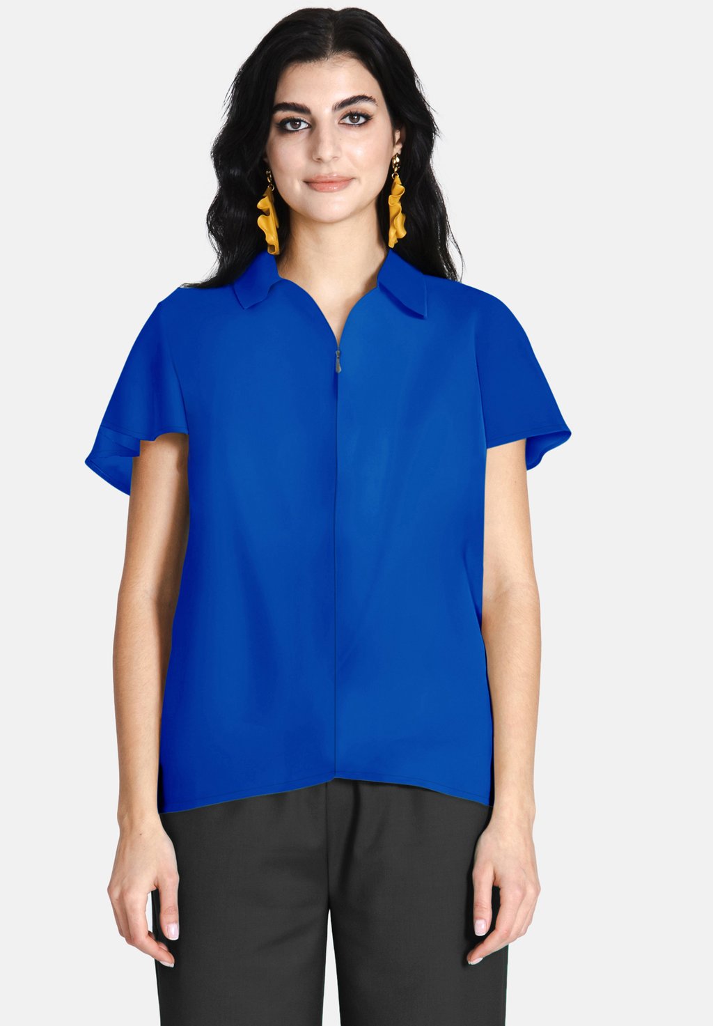 Блузка на пуговицах Jascha Stockholm, синий
Блузка на пуговицах Jascha Stockholm, синий