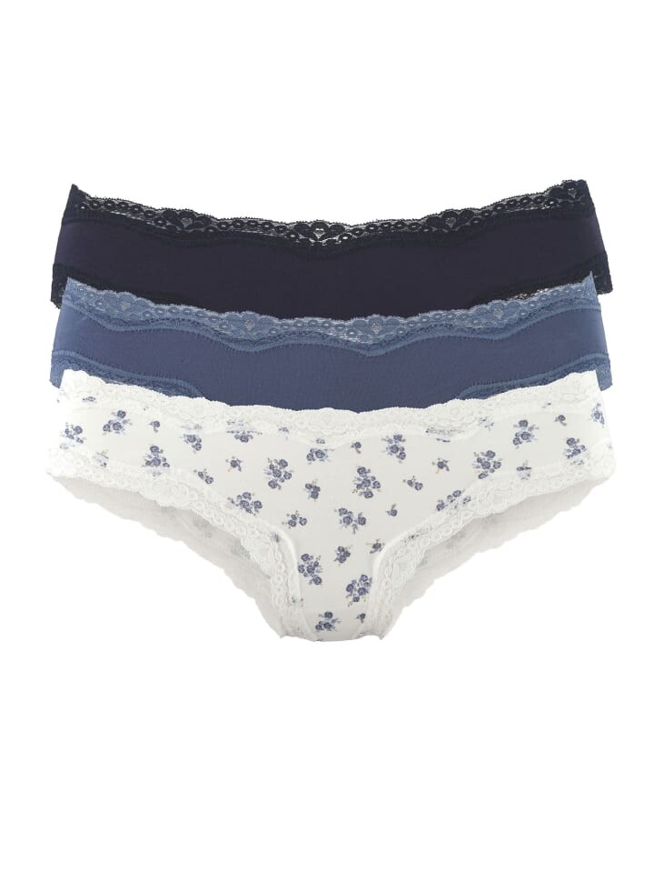 Трусы Vivance, цвет creme bedruckt, blau uni, navy uni
Трусы Vivance, цвет creme bedruckt, blau uni, navy uni