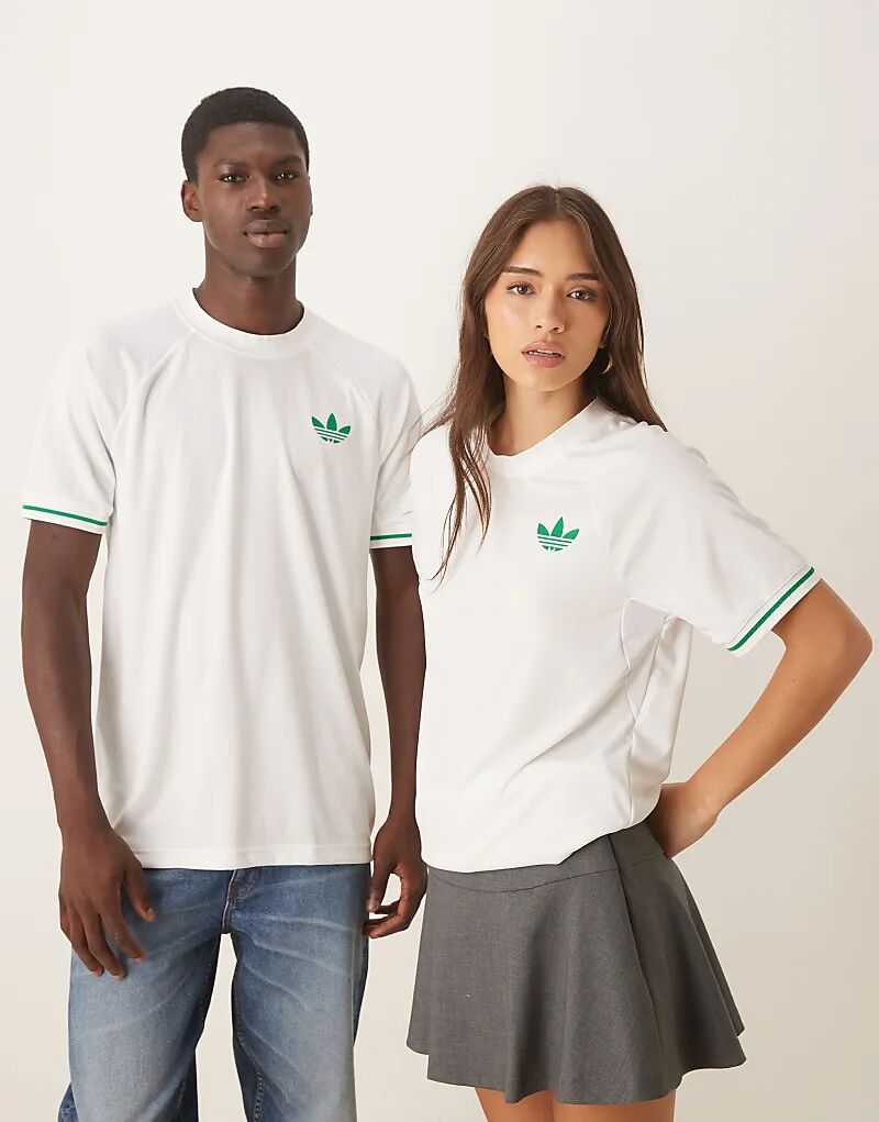 Теннисная футболка Adidas Originals Grand Slam белого цвета
Теннисная футболка Adidas Originals Grand Slam белого цвета
