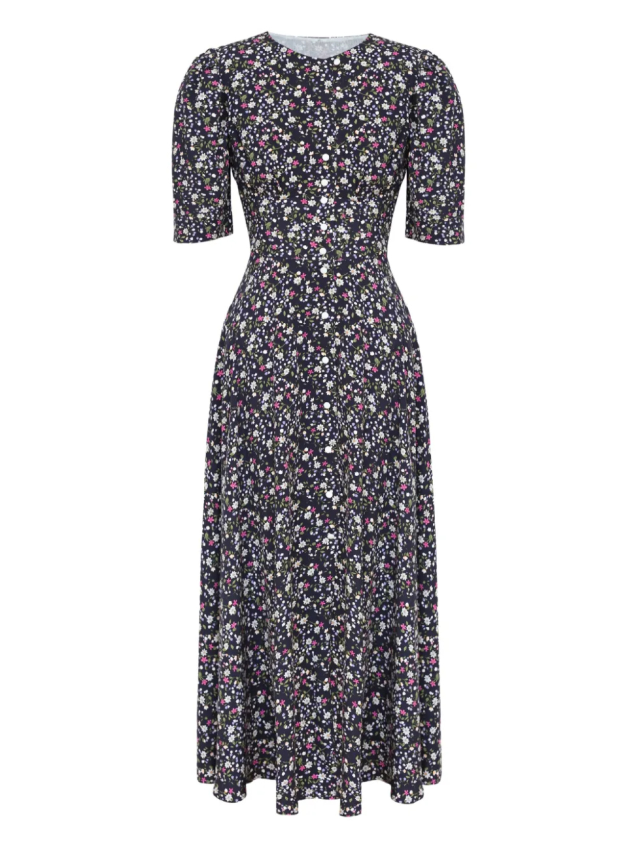 POST MERIDIEM платье миди с цветочным принтом, синий
POST MERIDIEM платье миди с цветочным принтом, синий