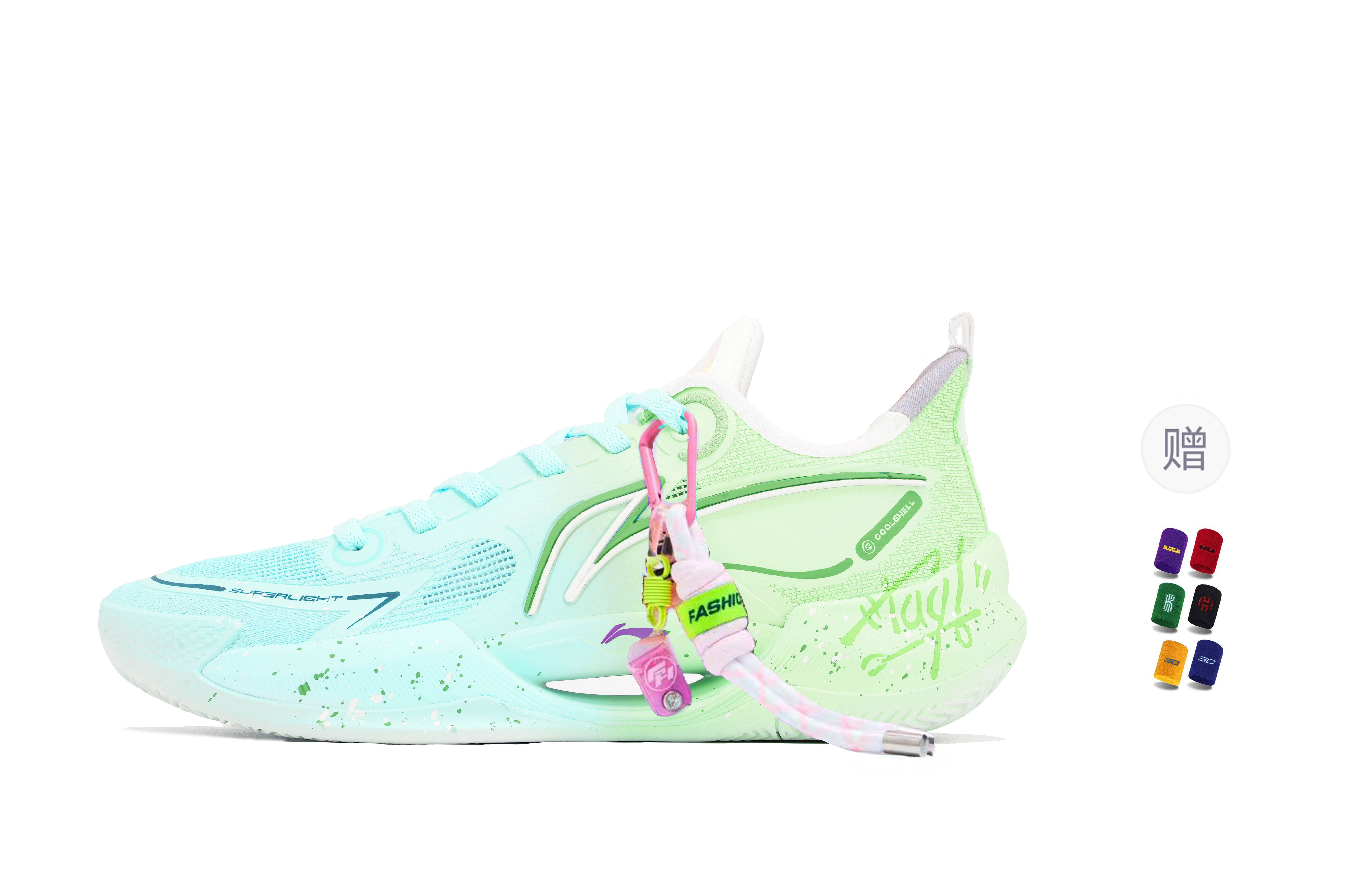 LINING Баскетбольные кроссовки Super Light V2 с амортизацией, дышащие, с низким верхом, бирюзовые, мужские
LINING Баскетбольные кроссовки Super Light V2 с амортизацией, дышащие, с низким верхом, бирюзовые, мужские