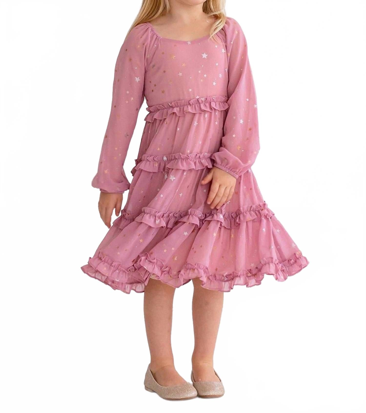 Платье Starlight Starbright в фиолетовом цвете Mabel + Honey
Платье Starlight Starbright в фиолетовом цвете Mabel + Honey