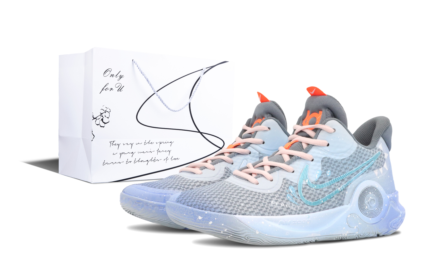 Trey 5 KD In The Woods West Coast амортизация износостойкие кроссовки Mid-Top баскетбольные унисекс серый Nike, West Sea синий
Trey 5 KD In The Woods West Coast амортизация износостойкие кроссовки Mid-Top баскетбольные унисекс серый Nike, West Sea синий