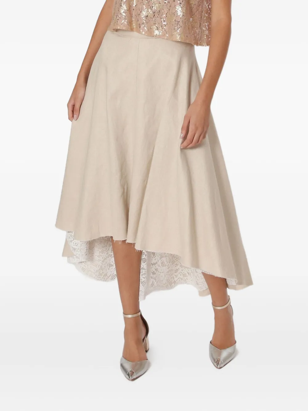 Юбка миди Mullet с кружевным подолом Lethicia Bronstein, белый
Юбка миди Mullet с кружевным подолом Lethicia Bronstein, белый