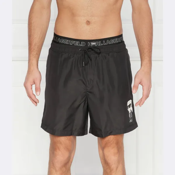 Шорты для плавания Ikonik стандартного кроя Karl Lagerfeld, черный
Шорты для плавания Ikonik стандартного кроя Karl Lagerfeld, черный
