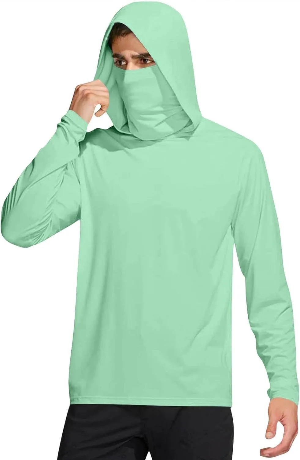 Футболка для рыбалки с капюшоном ADHOWBEW, охлаждающая, UPF 50+
Футболка для рыбалки с капюшоном ADHOWBEW, охлаждающая, UPF 50+