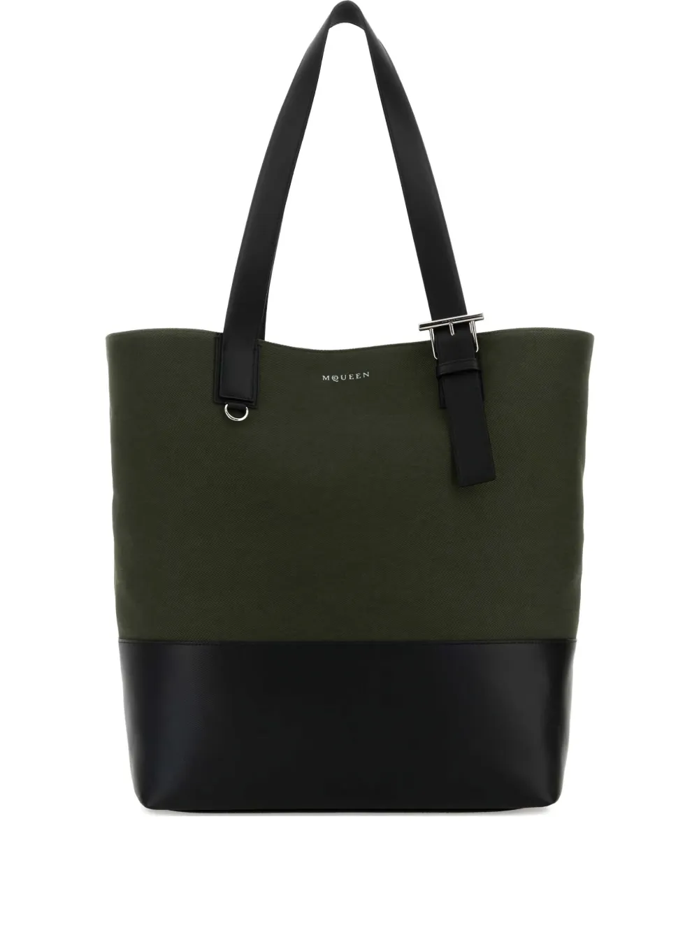Сумка через плечо с Т-образной пряжкой Alexander McQueen, зеленый 
Сумка через плечо с Т-образной пряжкой Alexander McQueen, зеленый