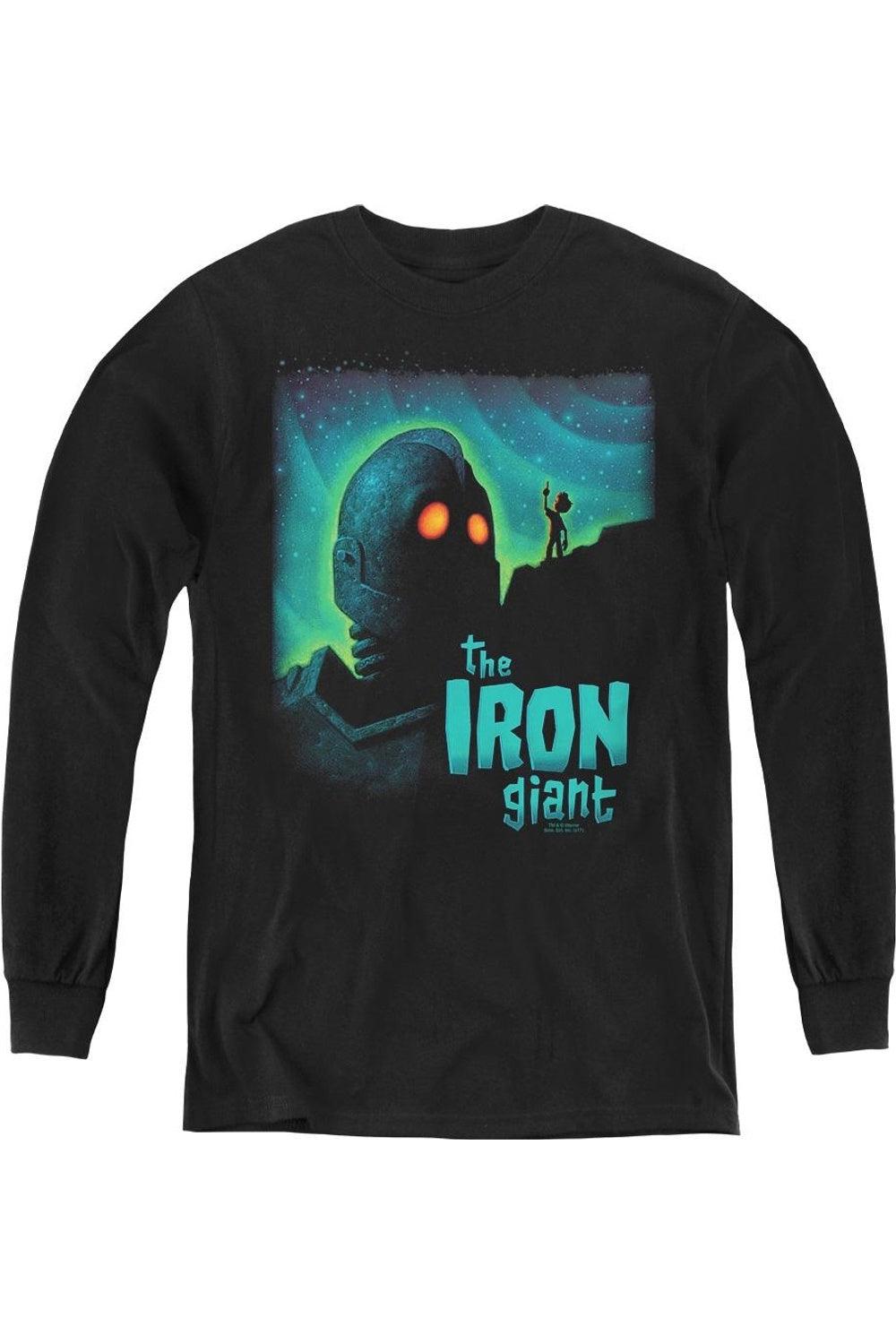 Футболка с длинным рукавом Iron Giant Look To The Stars для детей Gildan, черный
Футболка с длинным рукавом Iron Giant Look To The Stars для детей Gildan, черный