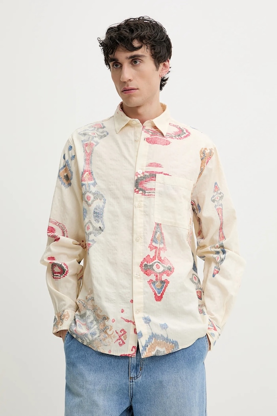 Хлопковая рубашка IKAT Desigual, бежевый
Хлопковая рубашка IKAT Desigual, бежевый